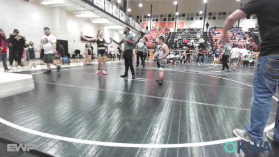 131 lbs Rr Rnd 1 - Wyatt Davis, Unattached vs Hadliee Peters, Salina Wrestling Club