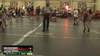 65 lbs Round 4 (6 Team) - Anthony Messina, M2TCNJ Black vs Gino Pontoriero, Elite Wrestling Black