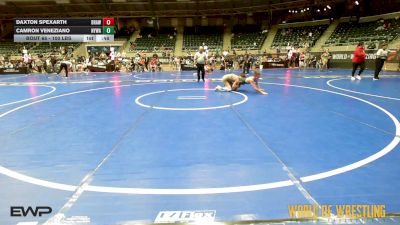 100 lbs Consi Of 8 #2 - Daxton Spexarth, Brawlers vs Camron Veneziano, Newtown (CT) Youth Wrestling