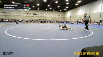 100 lbs Rr Rnd 1 - Faith Washington, Best Trained 7-12 1 vs Alina Peralta, Scrappers 7-12