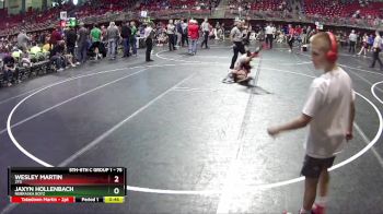 75 lbs Quarterfinal - Wesley Martin, 2TG vs Jaxyn Hollenbach, Nebraska Boyz