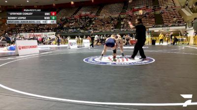 Junior Girls - 155 lbs Cons. Semis - Kayla Zeidler, Petaluma Wrestling Club vs Shaylin Potter, 209 Wrestling Academy