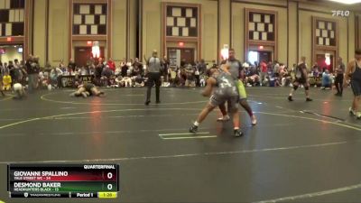 195 lbs Quarterfinals (8 Team) - Desmond Baker, Headhunters Black vs Giovanni Spallino, Yale Street WC