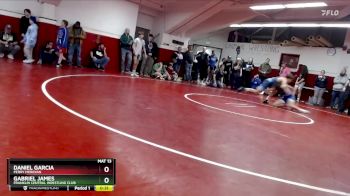 126 lbs Cons. Round 3 - Gabriel James, Franklin Central Wrestling Club vs Daniel Garcia, Perry Meridian