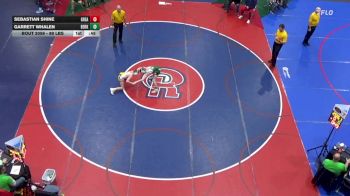 89 lbs 3rd Place - Sebastian Shine, Greater Latrobe vs Garrett Whalen, Berks Catholic