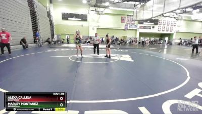 125 lbs Quarterfinal - Marley Montanez, BIRMINGHAM vs Alexa Calleja, SAN PEDRO