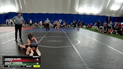 76 lbs Round 3 - Harley Charroin, Grappling House Wrestling Club vs Jameson Blakey, Crestwood