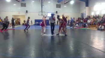 Girls 132 lbs Quarterfinal - Shayleigh Furby, East Central High School Girls vs Makelia Martin, Long Beach