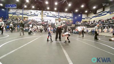 55 lbs Consi Of 4 - Tayshaun Walsh, Cache Wrestling Club vs Abram Allred, Blanchard Wrestling Club