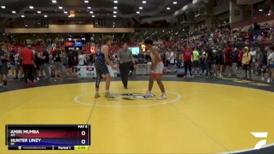 182 lbs Champ. Round 1 - Amiri Mumba, NM vs Hunter Linzy, OK