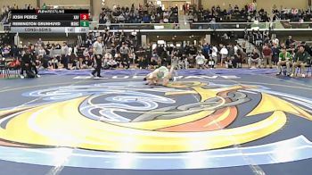 106 lbs Consolation - Josh Perez, Xavier vs Remington Grunhuvd, Massabesic