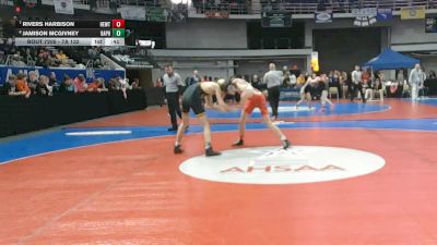 7A 132 lbs Cons. Round 3 - Rivers Harbison, Hewitt-Trussville vs Jamison Mcgivney, Daphne