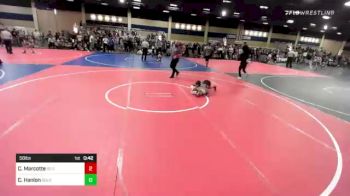 58 lbs Semifinal - Cael Marcotte, So Cal Grappling vs Clace Hanlon, Gold Rush Wr Ac