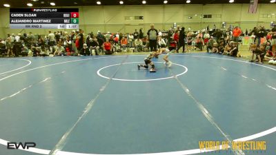 52 lbs Rr Rnd 2 - Caden Sloan, Regulators 9U 1 vs Alejandro Martinez, Mile High Mafia 9U