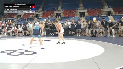 106 lbs Cons. Rd Of 32 - Esaias Koethe, Iowa vs Cole Simpson, Colorado
