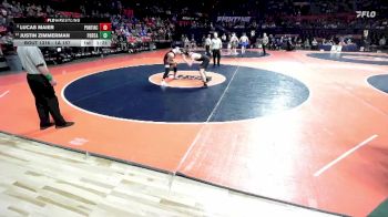 1A 165 lbs Cons. Round 3 - Brody Stien, Byron vs Adam Haddad, Niles (Northridge Prep)