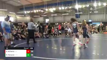 113 lbs 2nd Wrestleback (16 Team) - Mason Parsons, Storm Center vs Derrick Williams, Gulf Coast Elite