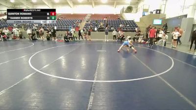 85 lbs Cons. Round 5 - Tanner Roberts, Ridgeline Riverhawks vs Quinton Romano, Team Prestige Wrestling