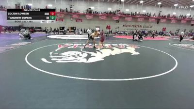 165 lbs Champ. Round 2 - Andrew Supers, Baldwin Wallace vs Colton Loween, Augsburg