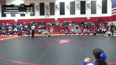 157 lbs Semifinal - Dawson Beyer, Clarion-Goldfield-Dows vs Ty Christensen, Don Bosco
