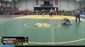 172 lbs Round 1 (3 Team) - Noah Corwin, Wantagh Sr High vs Michael Schaefer, Lancaster HS