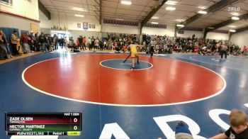 144B Champ. Round 1 - Hector Martinez, Campbell County vs Zade Olsen, Torrington