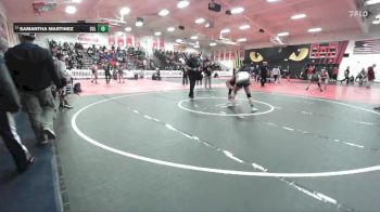 115 lbs Cons. Round 4 - Samantha Martinez, Sultana vs Kayden Malchow Cramer, Huntington Beach