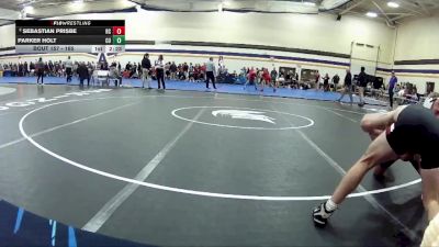 165 lbs Cons. Round 1 - Parker Holt, Cornerstone University vs Sebastian Prisbe, Rochester Christian