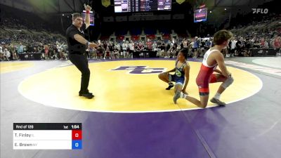 138 lbs Rnd Of 128 - Taylor Finley, IL vs Elijah Brown, NY