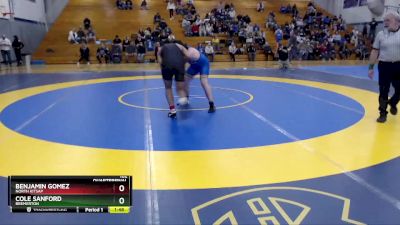 182 lbs Quarterfinal - Cole Sanford, Bremerton vs Benjamin Gomez, North Kitsap