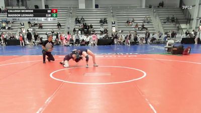 100 lbs Rr Rnd 1 - Calleigh McBride, Maryland Mana - HSG vs Madison Leonard, Slam Factory Girls - HSG