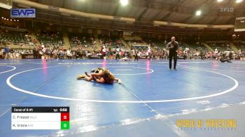 77 lbs Consi Of 8 #1 - Caleb Frease, Wildcat Wrestling Club vs Knox Vrana, Kansas Young Guns