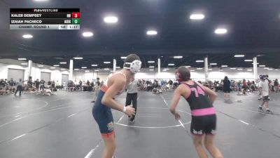 76 lbs Champ. Round 1 - Izaiah Pacheco, All I See Is Gold vs Kaleb Dempsey, NOVA WC