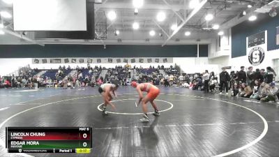 138 lbs Cons. Semi - Lincoln Chung, Cypress vs Edgar Mora, Mayfair