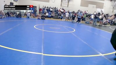 157 lbs Cons. Sub-semis - Ezra Turner, East Idaho Elite Wrestling Club vs Boston Cole, Fighting Squirrels Wrestling Club