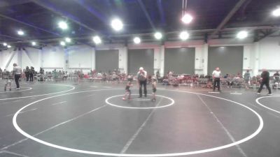 40 lbs Quarterfinal - Kynzlee Alvarado, Golden Backs MRTC vs Isiah Saavedra, Top Rank Hammers