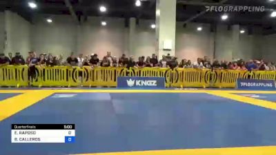 ERICK RAPOSO vs BRYAN CALLEROS 2022 American National IBJJF Jiu-Jitsu Championship