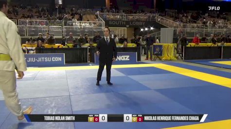 Nikolas Henrique Fernandes Chaga vs Tobias Nolan Smith 2025 Pan Jiu Jitsu IBJJF Championship