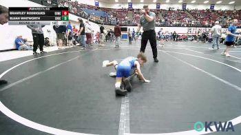 46 lbs Round Of 16 - Brantley Rodriques, D3 Wrestling Cluib vs Elijah Whitworth, Choctaw Ironman