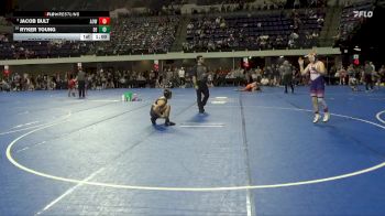 110 lbs Cons. Round 2 - Ryker Young, Dc Elite vs Jacob Bult, American Outlaws Wrestling