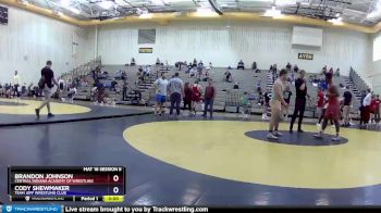 220 lbs Quarterfinal - Brandon Johnson, Central Indiana Academy Of Wrestling vs Cody Shewmaker, Team Jeff Wrestling Club