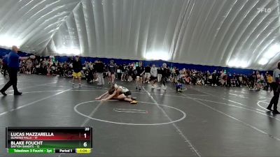 92 lbs Round 7 (8 Team) - Blake Foucht, Dayton Bandits vs Lucas Mazzarella, Olmsted Falls