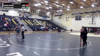 157 lbs Round 2 (3 Team) - Aiden Clough, Carrollton Creekview vs Jackson Oien, Prosper