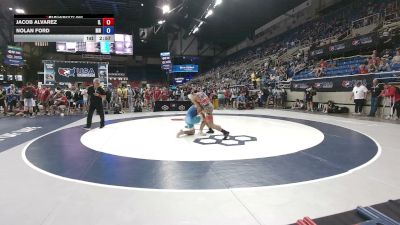 157 lbs Cons. Sub-rd Of 64 - Jacob Alvarez, Illinois vs Nolan Ford, Minnesota