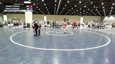 80 lbs 1st Place Match - Bennett Dawson, Position Wrestling vs Grant Lottmann, Greater Heights Wrestling