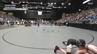 120 lbs Quarterfinal - Zach Ladd, Kansas City - JC Harmon HS vs Caden Garcia, Lansing HS