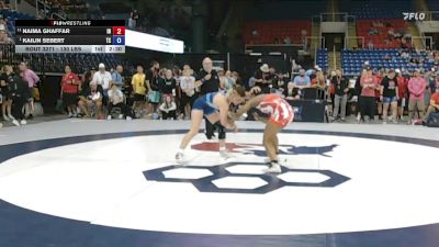 130 lbs Cons. Sub-semis - Naima Ghaffar, IN vs Kailin Sebert, TX