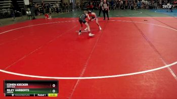 97 lbs Quarterfinal - Riley Harberts, Adrian vs Cohen Kiecker, New Ulm