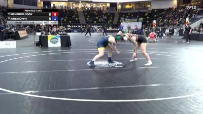 145 lbs Cons. Round 2 - Aine Moffit, Augustana (IL) vs Mckenzie Cook, Eureka