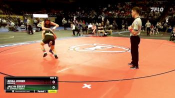 115 Class 2 lbs Semifinal - Jailyn Ebert, Ft. Zumwalt North vs Jessa Joiner, Lebanon